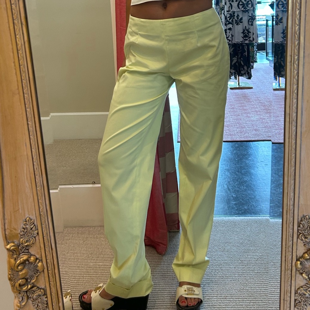 Gianfranco Ferre Light Green Pants